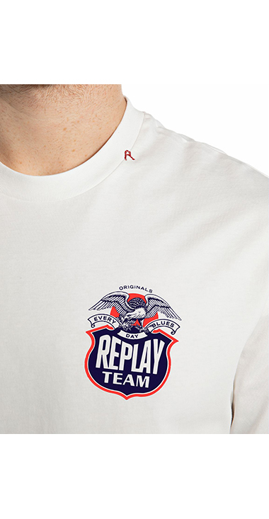 リラックスフィット ヘビーコットンジャージーグラフィック Tシャツ 詳細画像